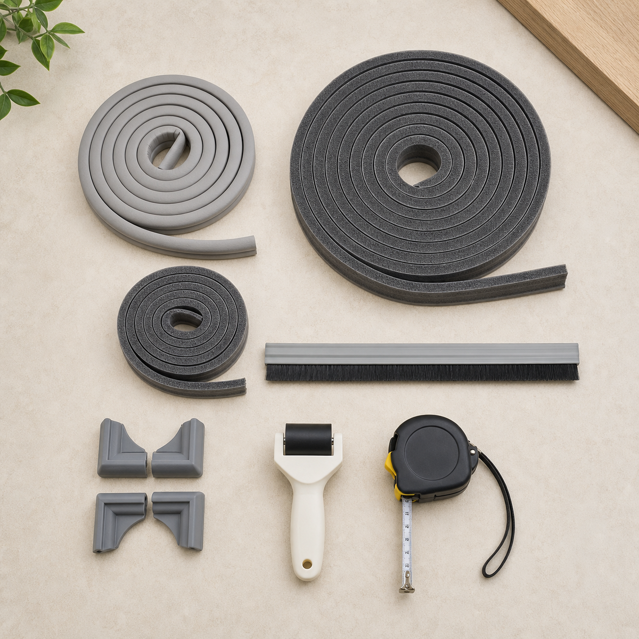 Complete door sealing kit